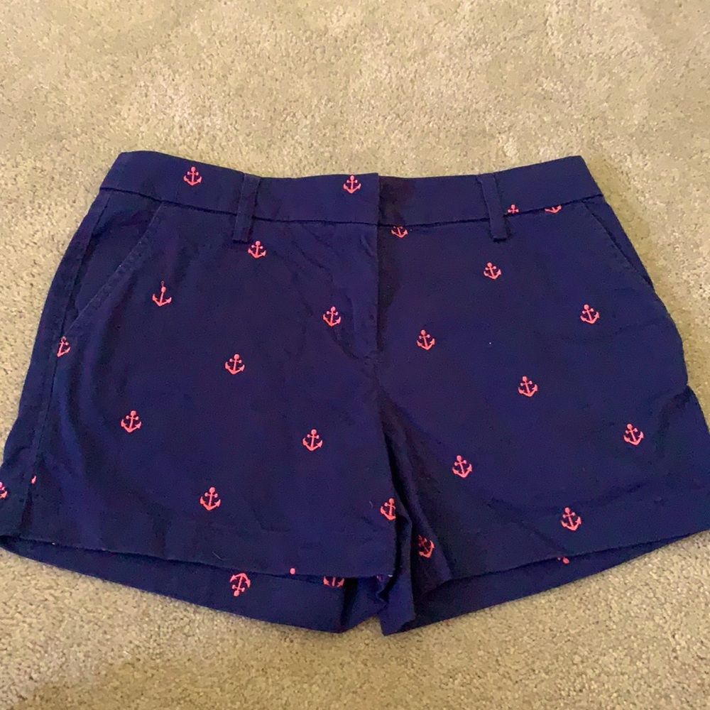 British Khaki Size 2 Anchor Shorts